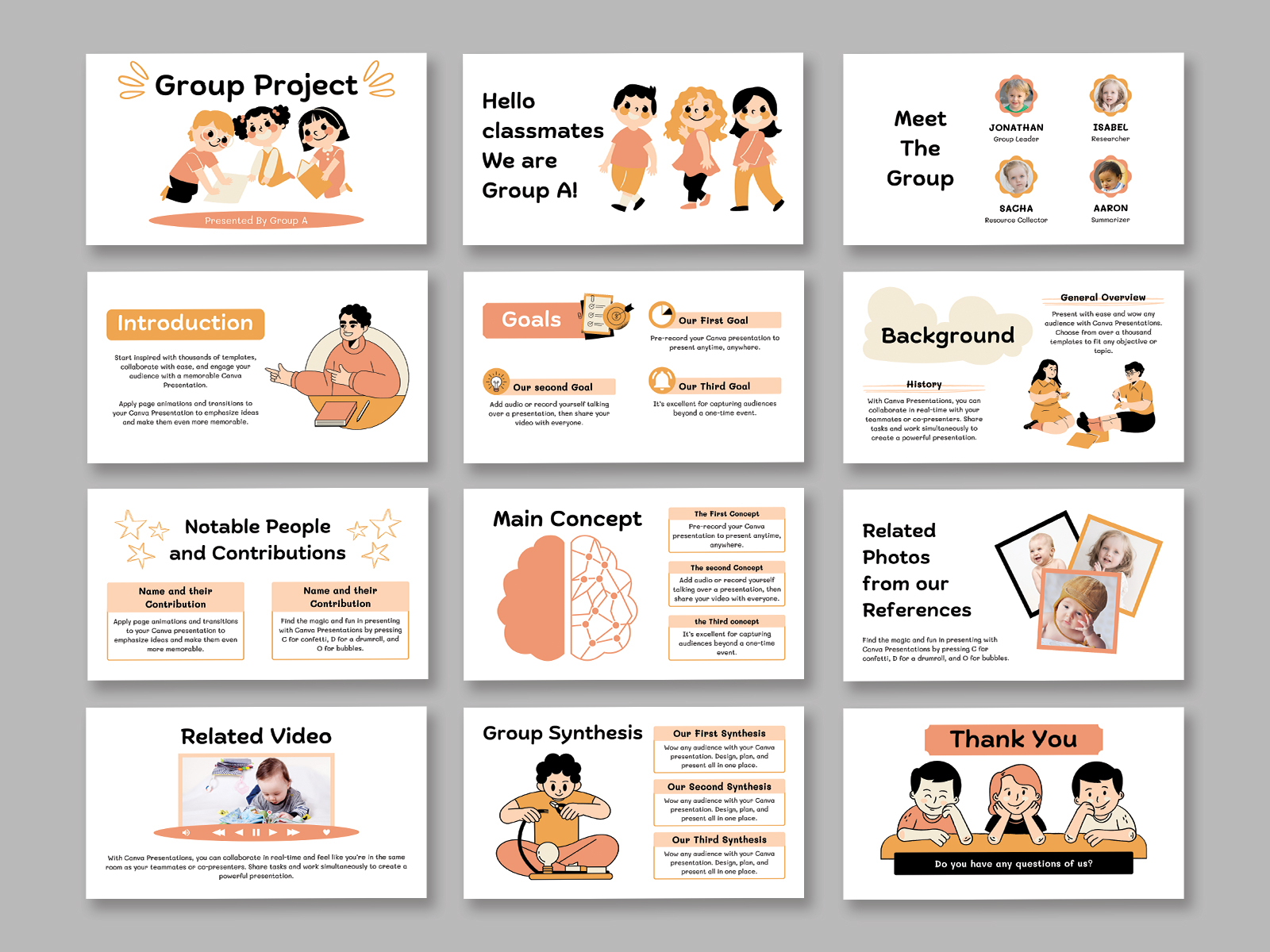 group project presentation ideas