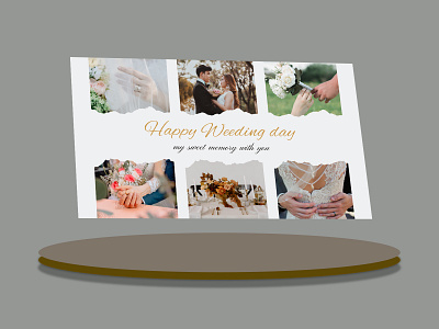 Weeding Facebook Cover graphic design rustic