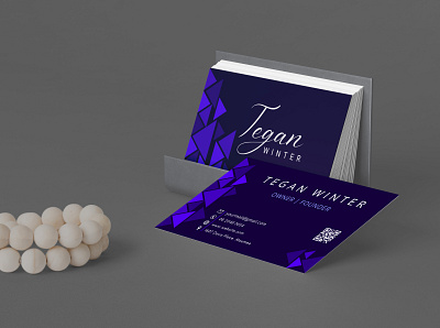 A modern colorful business card design architecture branding graphic design