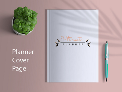 Ultimate Planner Cover Page branding design facebook fb cover graphic design hotel trifold brochure illustration schedule ui vector