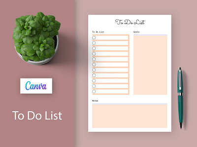 Minimalist To Do List Planner