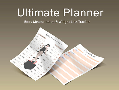 Body Measurement & Weight Lost Tracker 3d branding design facebook fb cover graphic design hotel trifold brochure illustration logo motion graphics ui vector