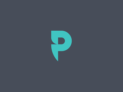 P Logo logo minimal p simple