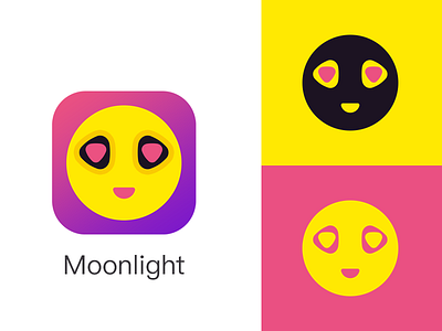 Moonlight icon logo ui
