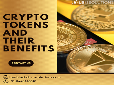 What is Crypto Token and their Benefits? blockchain blockchaintechnology cryptotoken token tokendevelopment tokendevelopmentcompany tokenization