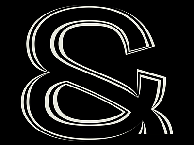 OTC Escu ampersand character design font font design fonts glyph type type design typedesign typeface typography