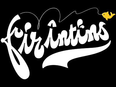 Fir întins! custom custom lettering custom type illustration lettering type