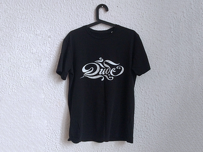 The Dude T-shirt custom lettering custom type lettering t shirt design type typography