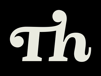 OTC Riga Ligatures Th character font font design fonts glyph type type design typedesign typeface typography
