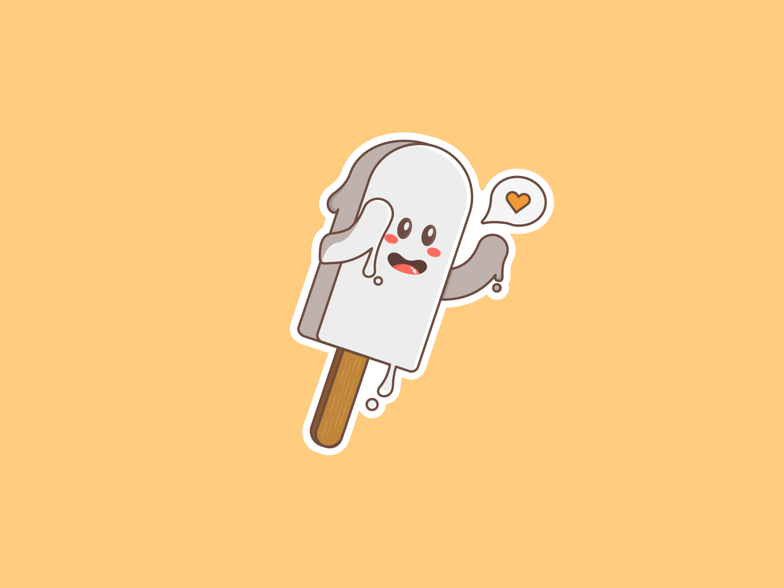 Halloween Stickers #1 _ Ice Scream by Qntn on Dribbble