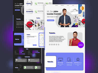 Personal Website design figma product design ui ux website