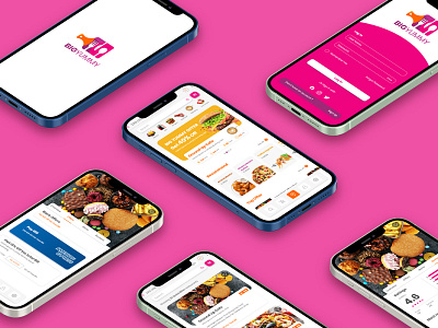 Big Yummy!! - A Food Delivery App animation graphic design illustration logo ui ux