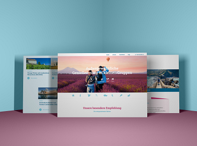 Travel - Website UI Design branding graphic design ui ux