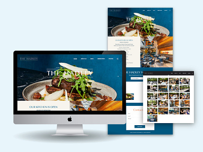 The Hadley - Cloud Kitchen UI Website animation design graphic design ui