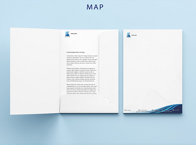 Mockup / Papermap branding design graphic design illustra illustration logo mockup papermap template vector