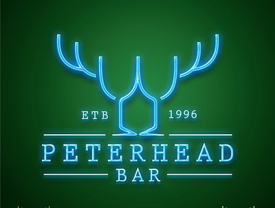 head bar 3d abstract bar bottle branding deer design head illustration logo monogram monoline sim simple