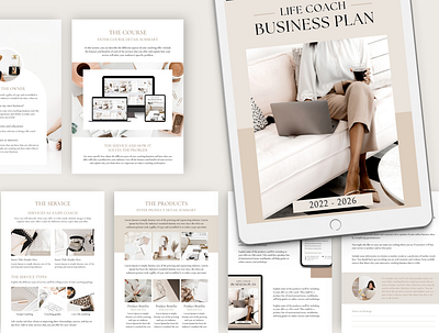 Life Coach Business Plan business plan business plan workbook ebook lead magnet life coach workbook worksheet