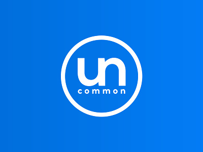 uncommon circle clean logo minimalism ministry simple text uncommon
