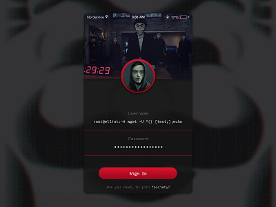 Mr. Robot UI