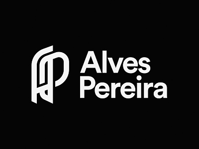 Alves Pereira brand branding computer graphic design identity lines logo logodesign logomark logotype minimal monogram software typography vector wordmark