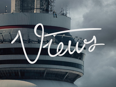 Views caligraphy drake views