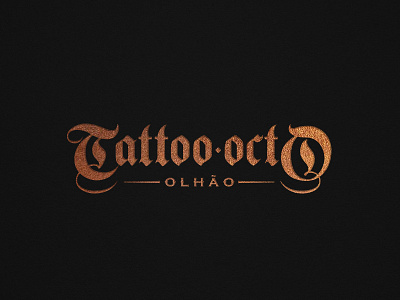 Tattoo Octo black brand branding copper identity logo packaging studio tattoo