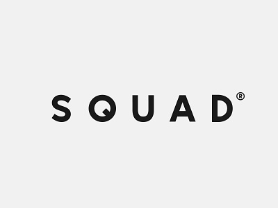 Squad brand branding clothingline identity logo logotype squad wordmark