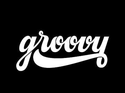 Groovy calligraphy groovy handlettering type typography vector