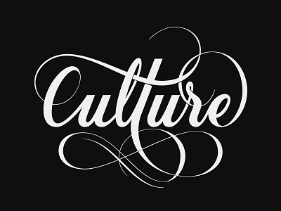 Culture calligraphy culture flourishes handlettering lettering type typography