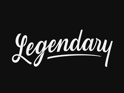 Legendary calligraphy customtype handlettering legendary lettering type typography