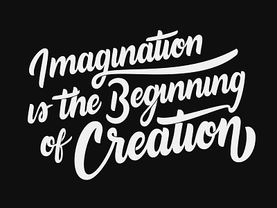 Imagination of the Beginning of Creation calligraphy customtype handlettering lettering mural type typography vector