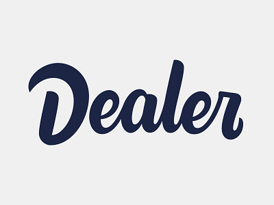 Dealer calligraphy customtype dealer handlettering lettering type typography