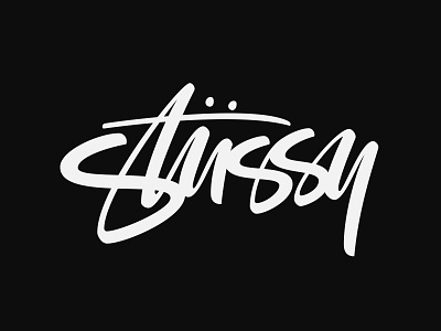 Stussy brand branding calligraphy customtype handlettering identity lettering logo logodesign logotype practice redesign rework stussy type typography vector