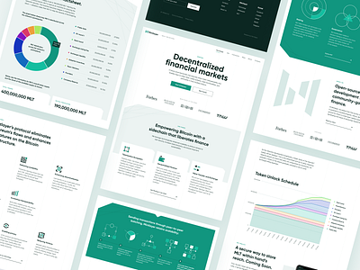 Mintlayer animation blockchain website corporate website cryptocurrency financial web landing illustration marketing landing page product design ux ui visual identity