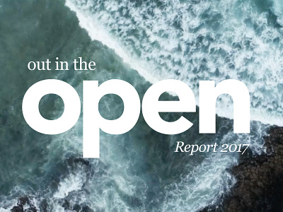 Out in the open - Report 2017 memorial university out in the open presidents report transparency unsplash ux ui web design