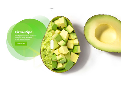 Avocado Ripeness Slider agriculture animation food graphic design interactive motion graphics produce ui website