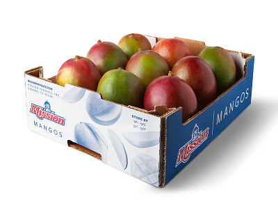 Mango Box cardboard carton food fresh fruit mango packaging photography produce retail
