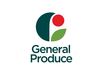 General Produce Identity agriculture branding food fresh fruit logo produce