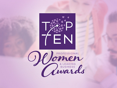 Top Ten Women Awards Logo award award logo logo women women logo