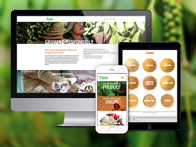 Olam SVI Website agriculture garlic growing onion responsive web design ui design ux design website
