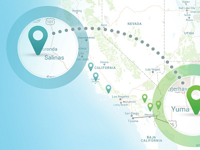 South for the Winter arizona california farmers growing infographic map relocation