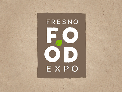 Fresno Food Expo Identity branding event expo food foodie identity leaf logo