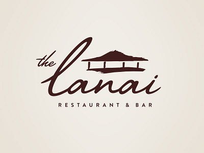 The Lanai bar bistro dining food hawaii island logo patio restaurant tropical