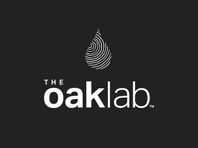 The Oak Lab branding drop identity logo print wine winery