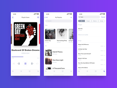 Music app for iPhone X