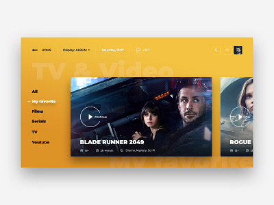 For smart TV smart tv tv app tv design