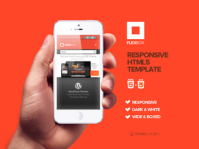 Flexbox - Responsive HTML5 Template by Nicola Mihaita on Dribbble