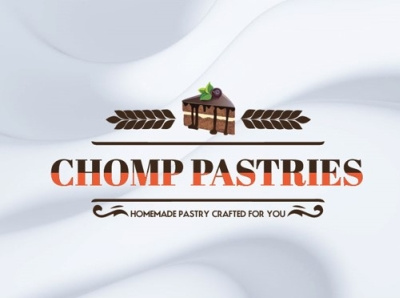 CHOMP PASTRIES 3d branding creative design graphic design illustration logo