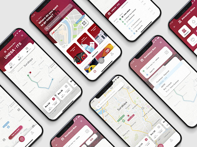 Suroboyo Bus App Redesign app branding design graphic design mobile app travel app travel design ui ui design uiux user interface ux ux research