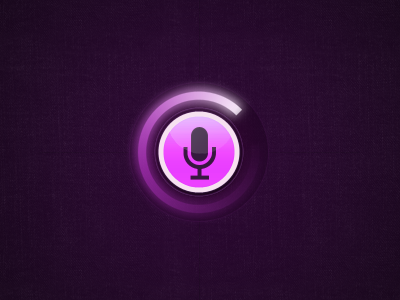 Voice App for iPhone app dark indicator iphone mic microphone push talk to ui voice